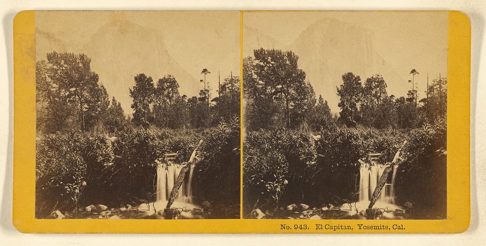 El Capitan, Yosemite, Cal. by Benjamin West Kilburn