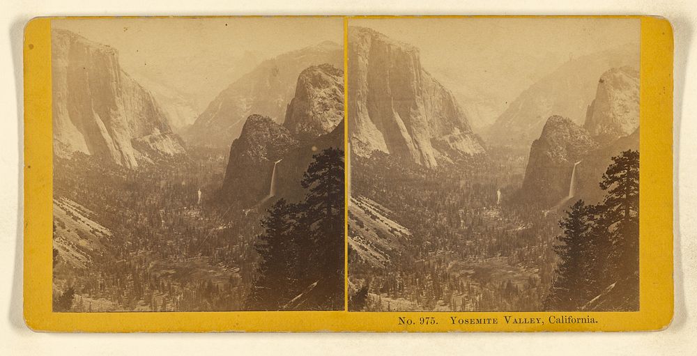 Yosemite Valley, California. by Benjamin West Kilburn