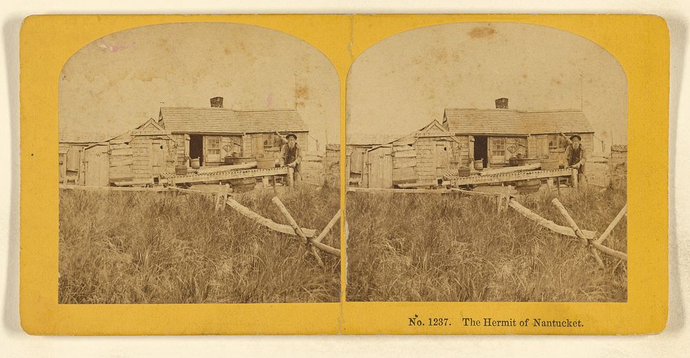 The Hermit of Nantucket. by Benjamin West Kilburn