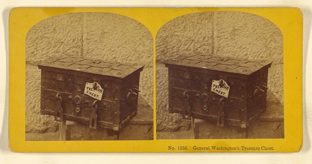 General Washington's Treasure Chest. by Benjamin West Kilburn