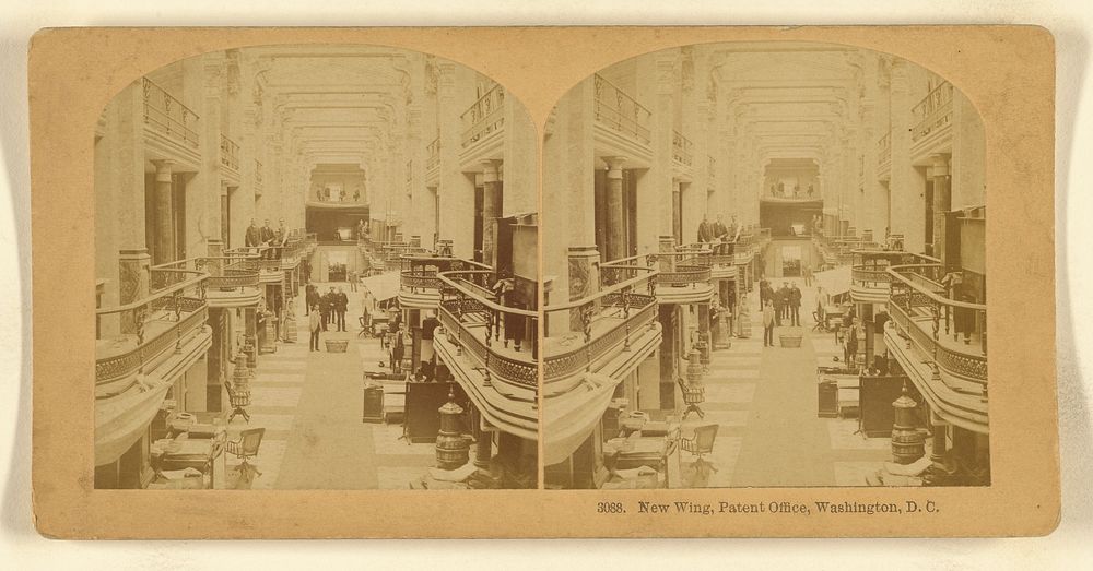 New Wing, Patent Office, Washington, D.C. by Benjamin West Kilburn