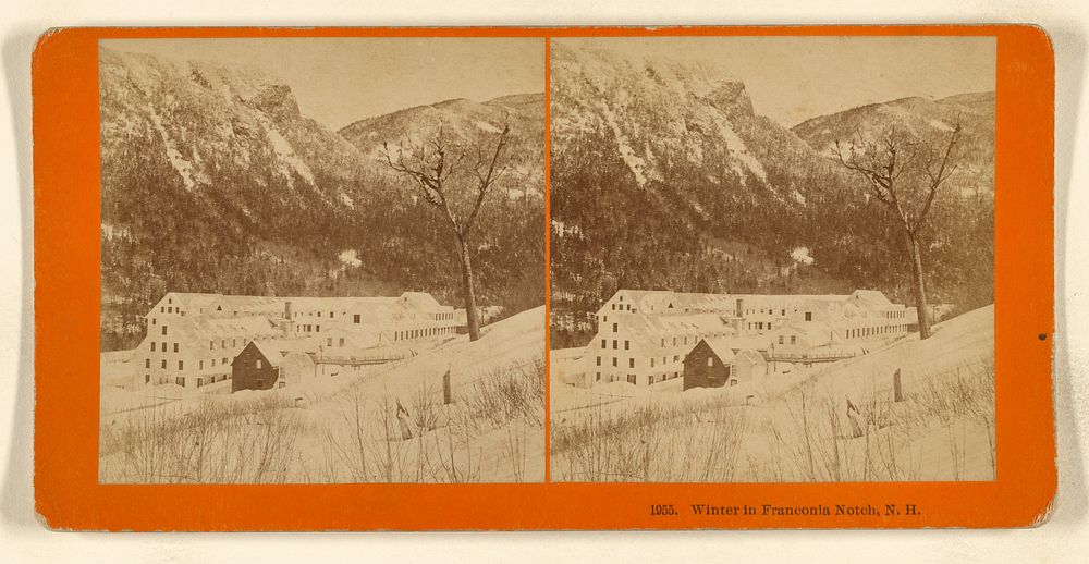 Winter in Franconia Notch, N.H. by Benjamin West Kilburn