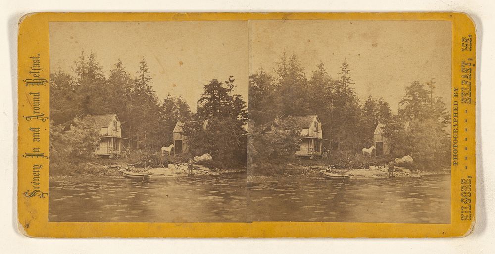 Camp on Quantebacork Pond by Henry L Kilgore