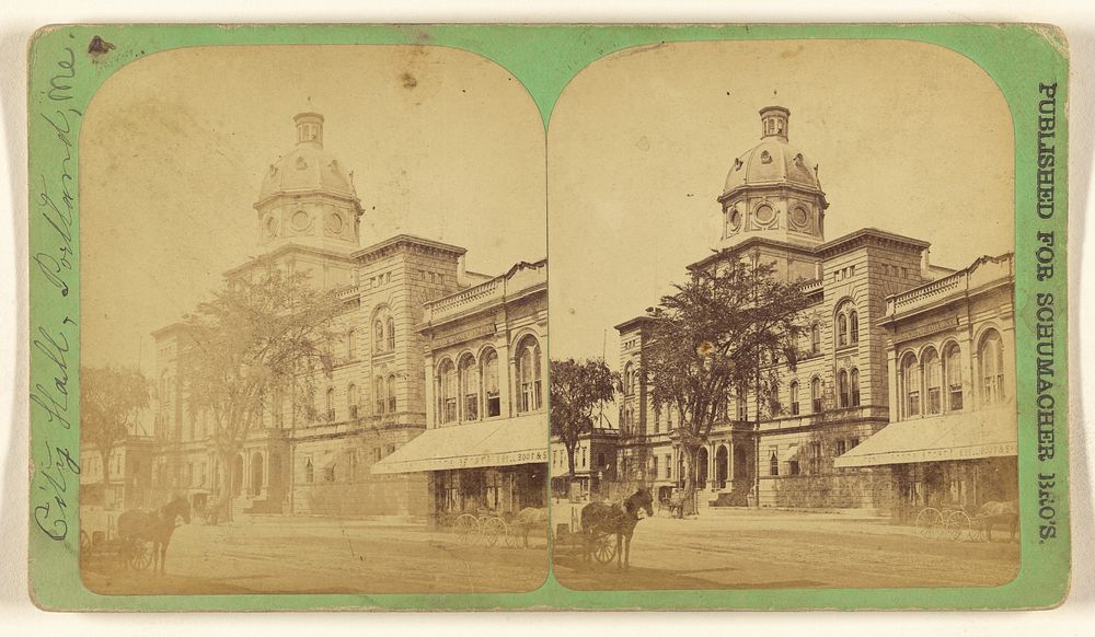 City Hall, Portland, Maine by Marquis Fayette King