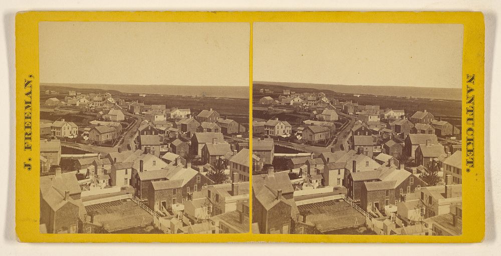 View of Nantucket, Mass. by Josiah Freeman