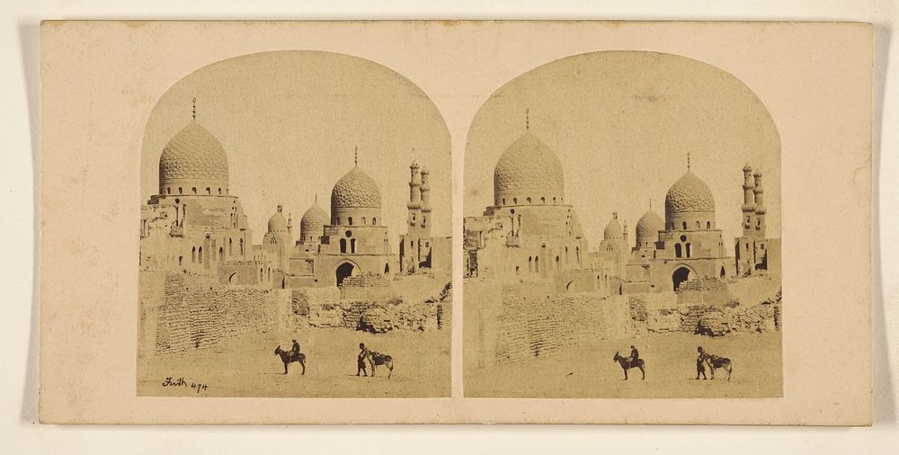 View of the Tombs of the Caliphs. [Cairo, Egypt] by Francis Frith