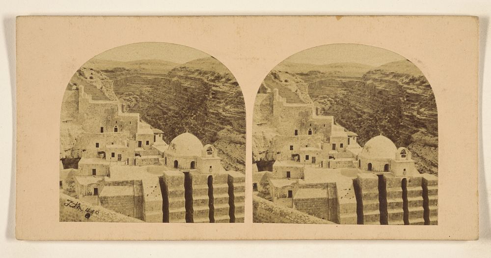 Monastery of St. Saba. Three hours and a half east-south-east of Jerusalem. The view is taken from the south-west. by…