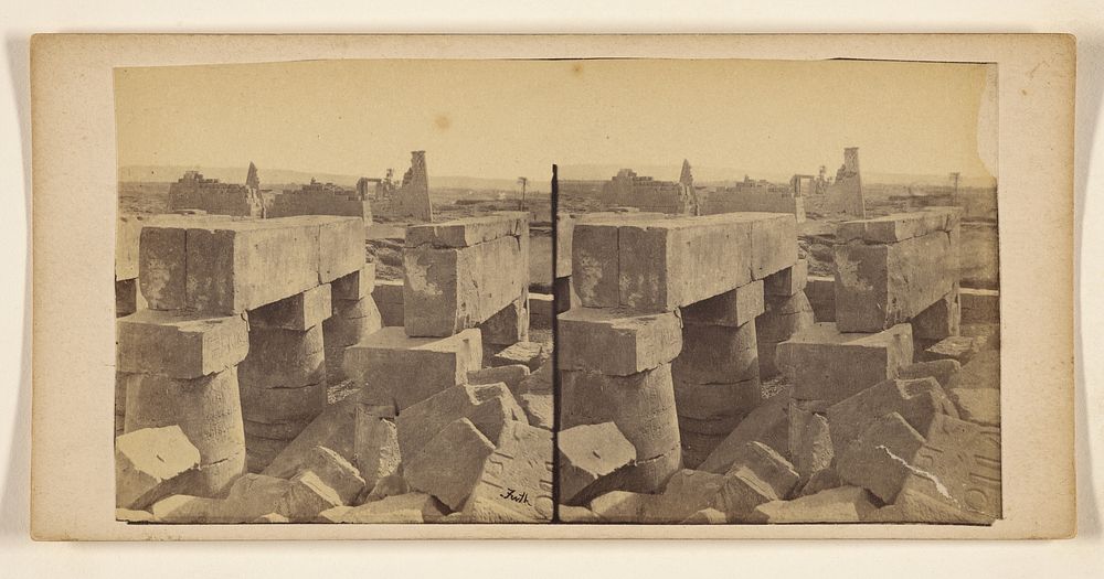 Egyptian or Ethiopian ruins by Francis Frith