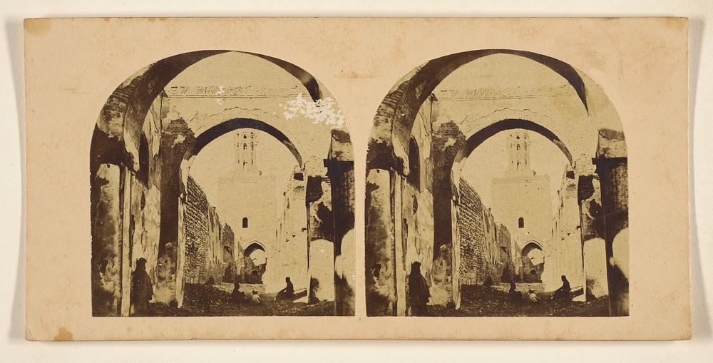The Mosque of Sultan el Hakem. [Cairo, Egypt] by Francis Frith