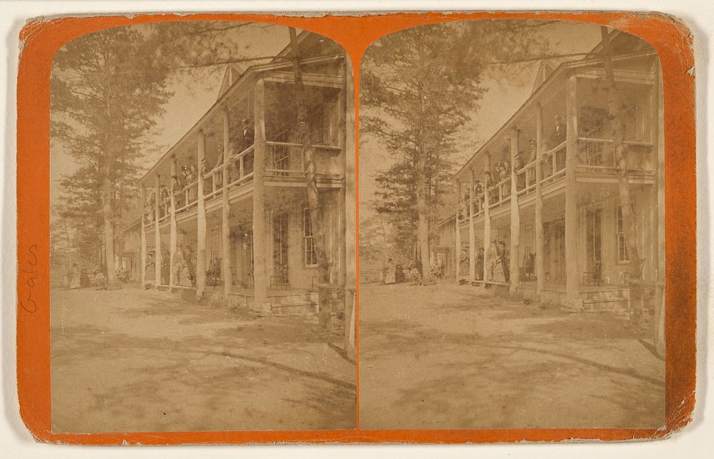 Hotel on North Cliff [Cayuga Lake, New York] by George F Gates