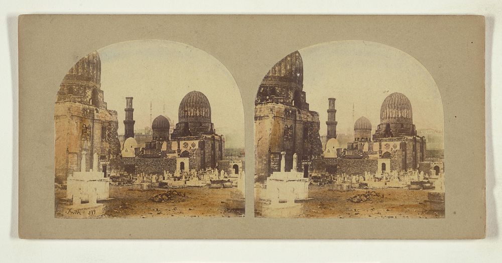 Tombs of the Memlook Kings at Cairo. by Francis Frith