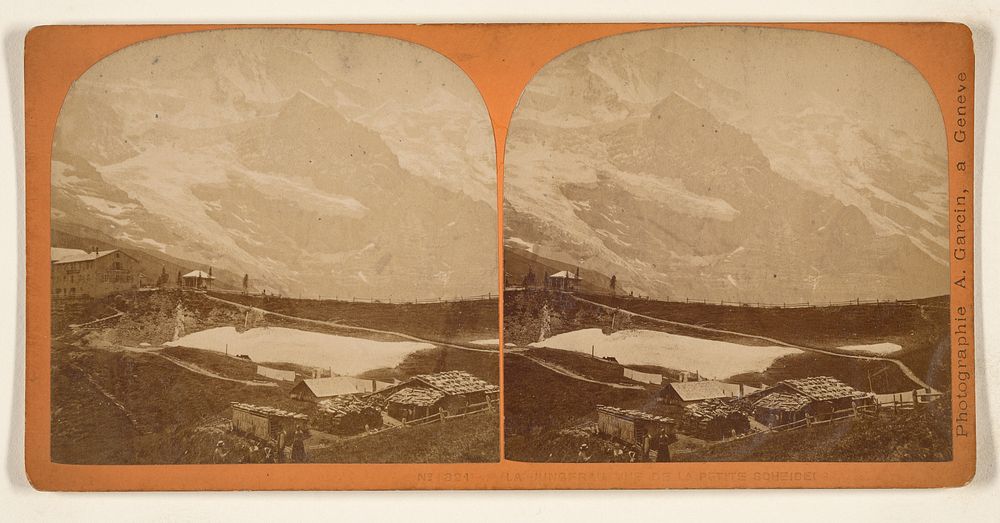 La Jungfrau vue de la Petite Scheidegg by A Garcin