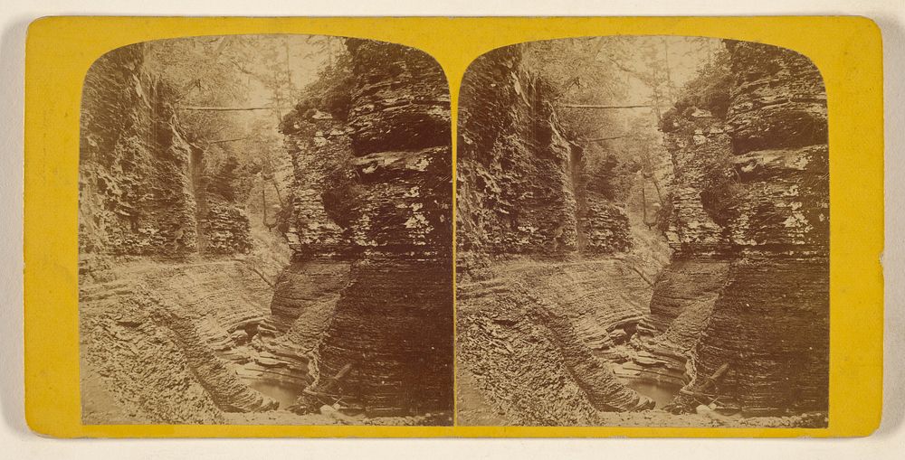 Spiral Gorge, Difficulty. [Watkins Glen, N.Y.] by George F Gates