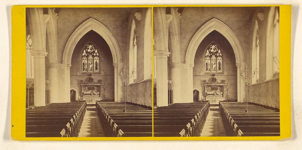 Newport Church, I.W. - (South Aisle.) by Frank Mason Good
