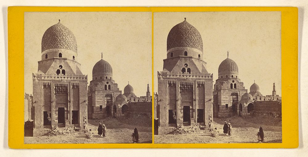 Egypt. - Cairo. Tombs of the Caliphs, near view. by Frank Mason Good