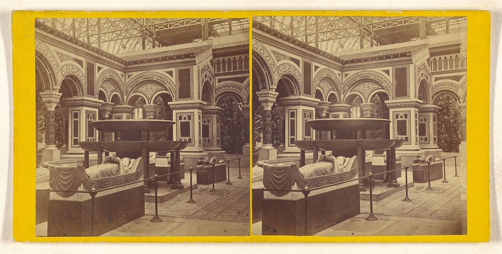 Crystal Palace Exhibition, 1851: interior view, Byzantine Court