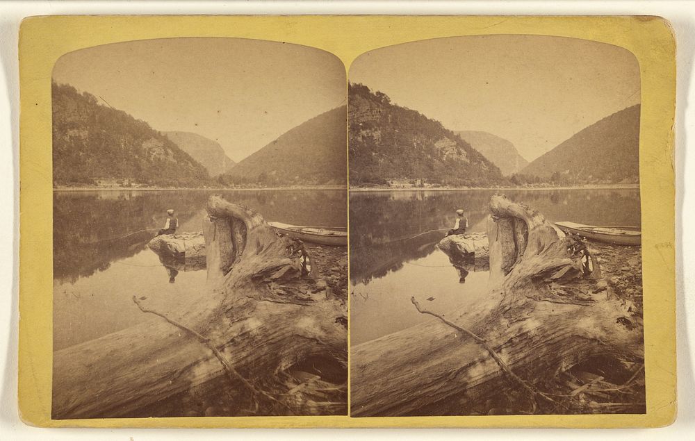 Water Gap, Mirror view. by Jesse A Graves