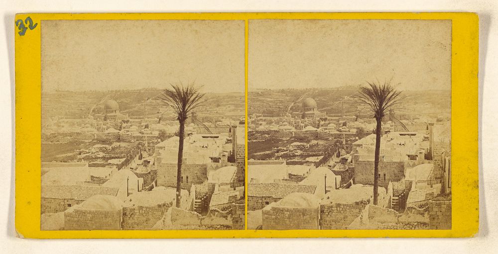Jerusalem, From Mount Zion. Shewing much of the Modern City... by Frank Mason Good