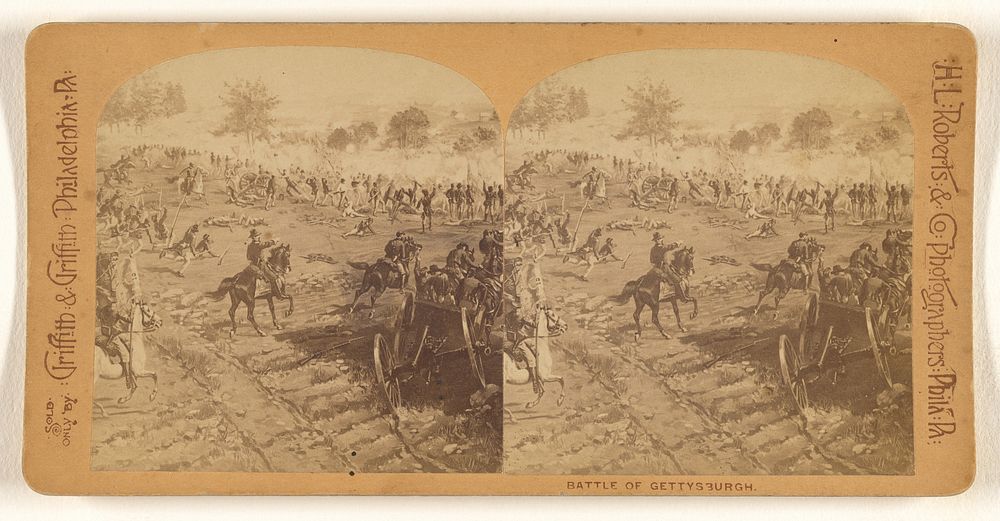 Battle of Gettysburgh [sic]. by Roberts and Company