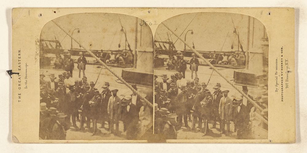The Great Eastern. In the Stereoscope. by Jeremiah Gurney and Son