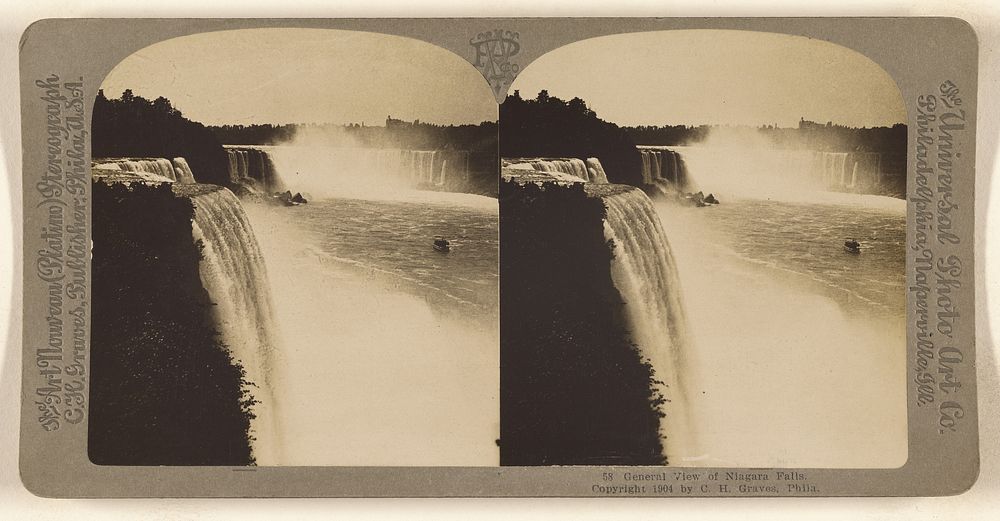 General View of Niagara Falls. by Carleton H Graves