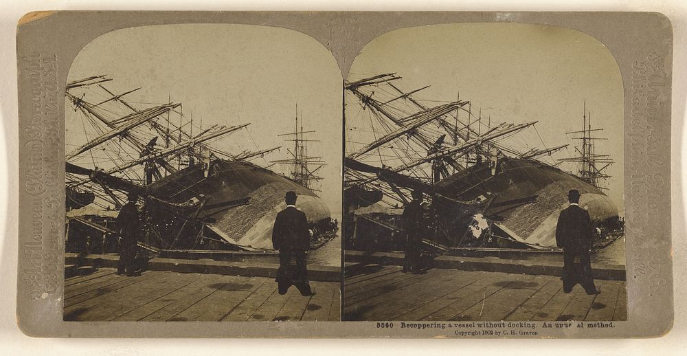 Recoppering a vessel without docking. An unusual method. by Carleton H Graves