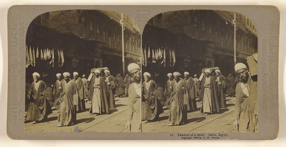 Funeral of a child. Cairo, Egypt. by Carleton H Graves