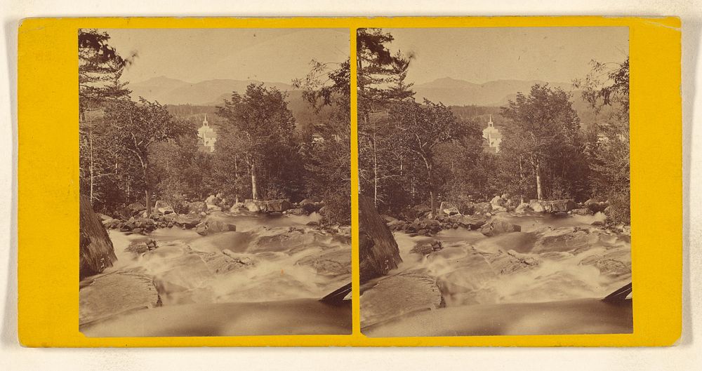 View from Jackson Falls. [White Mountain] by John B Heywood