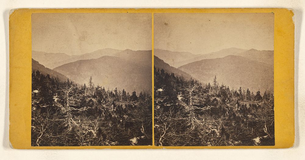 View of Stirling Mountain from Mt. Mansfield. [Green Mountain] by John B Heywood