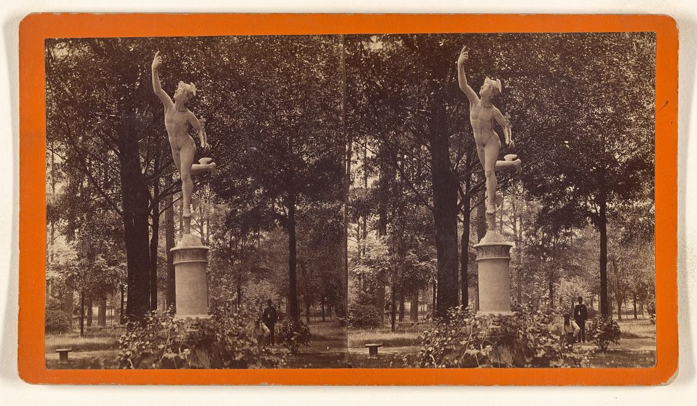 Statue of Mercury in a park, Savannah, Georgia by O Pierre Havens