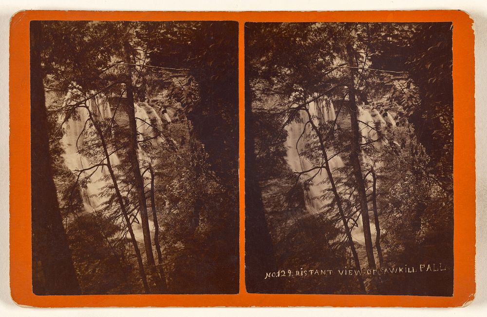 Sawkill, High Falls, distant view. [Pike County, Pa.] by Loudolph Hensel