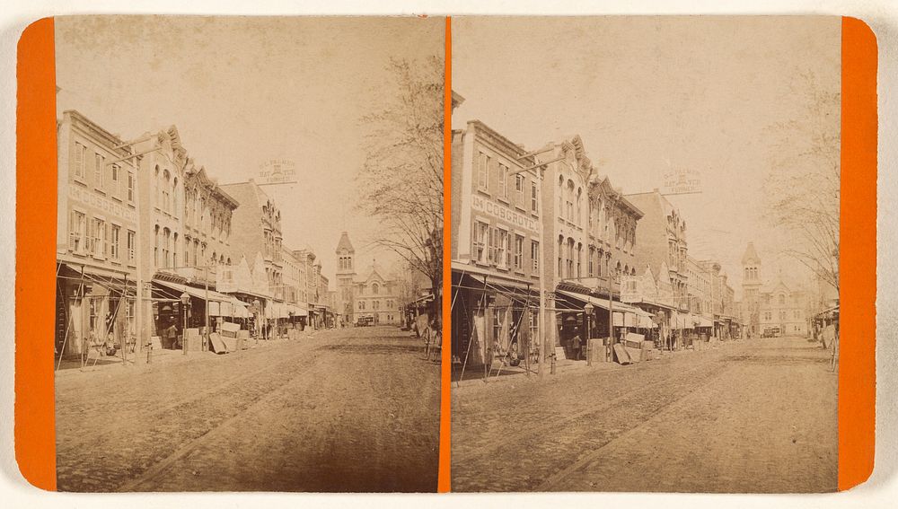 South Main Street near Public Square. [Wilkes-Barre, Pa.] by Loudolph Hensel