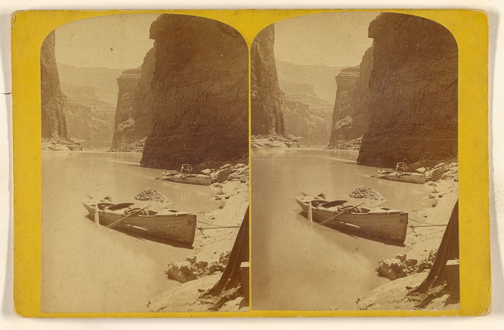 The Canon at Noon. [Marble Canon, Colorado River] by John K Hillers