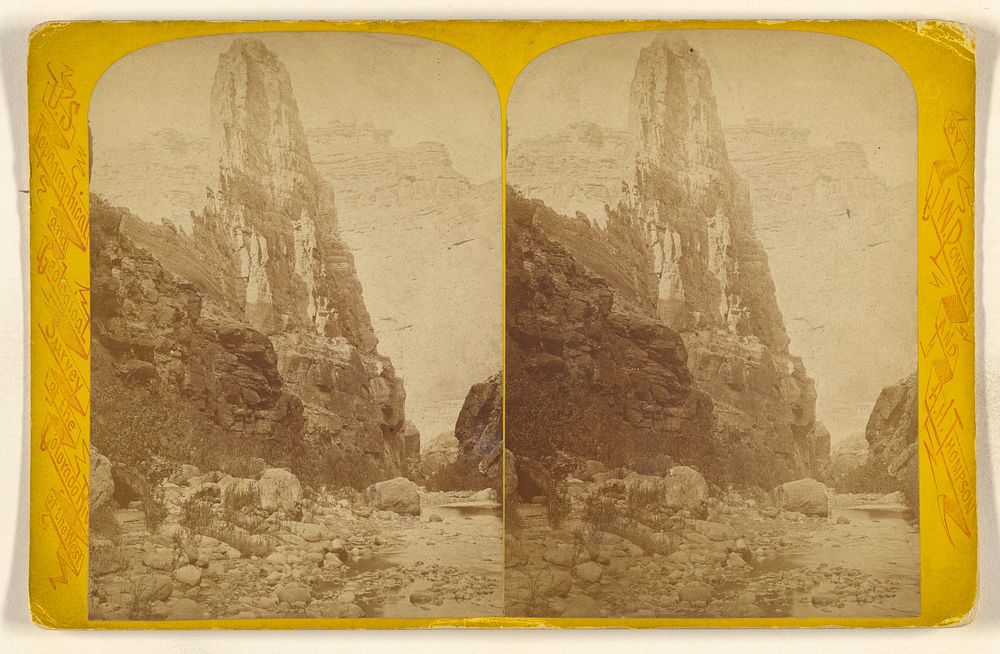 Marble Pinnacle. (2,500 feet high.) [Kanab Creek] by John K Hillers