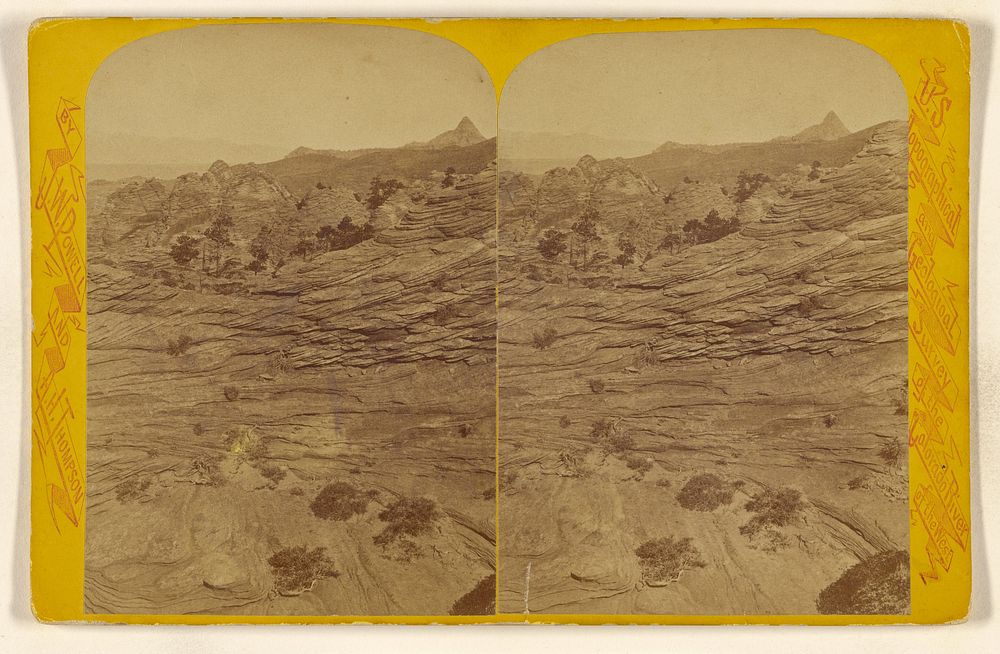 View on Kanab Creek by John K Hillers and Elias Olcott Beaman
