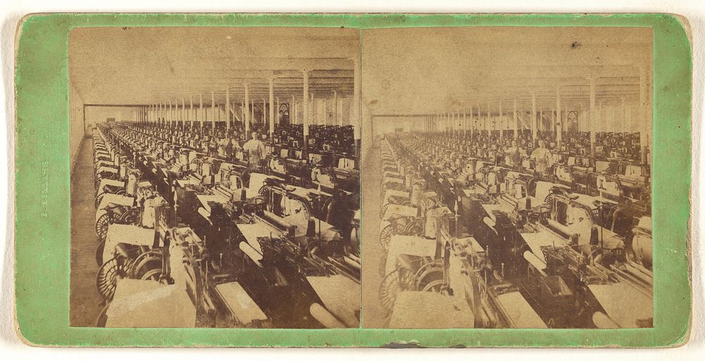 Upper Weaving Room, Granite Mill, Fall River, Mass. U.S. 2rd Story by Joseph W Warren