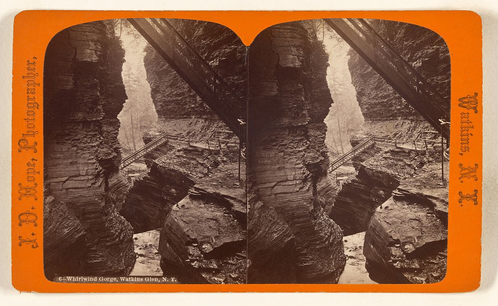 Whirlwind Gorge, Watkins Glen, N.Y. by James Douglas Hope
