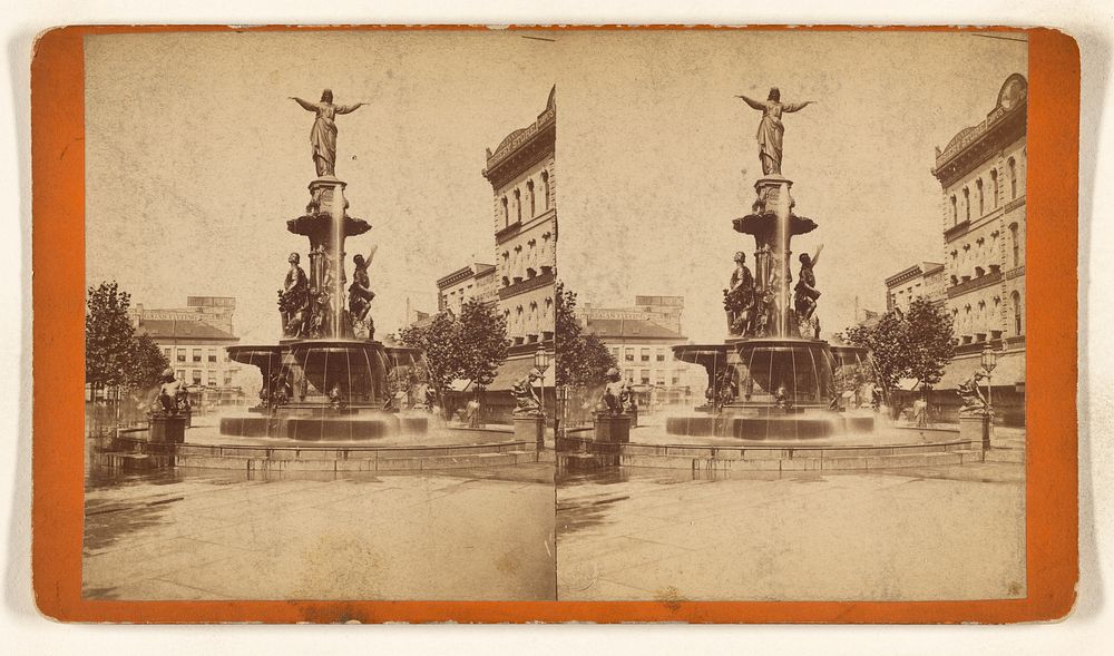 Fountain, Cincinnati, Ohio by J Harry Hoover and Edward Anthony