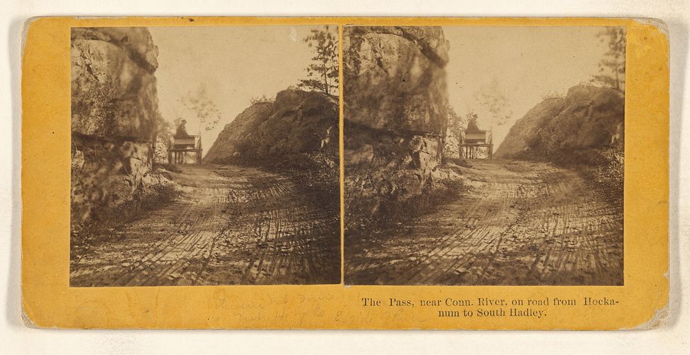 The Pass, near Conn. River, on road from Hockanum to South Hadley. by Houghton and Knowlton
