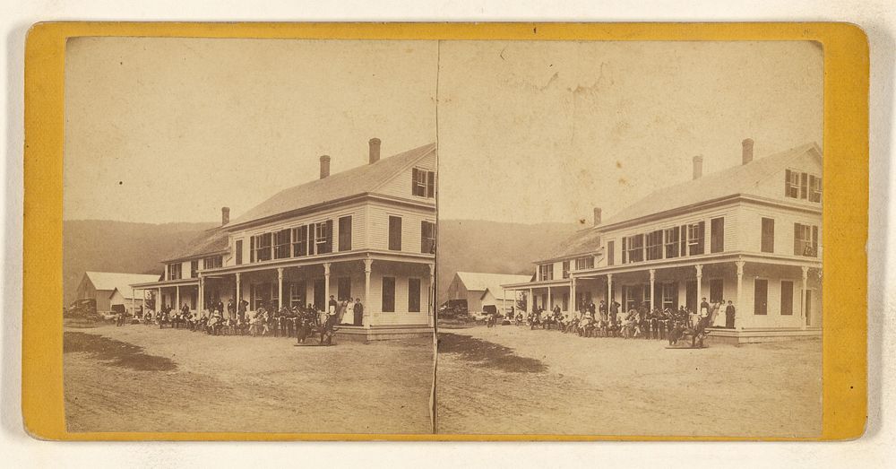 Jenks & Rice's Hotel - Fred Grant's Party. [Hoosac Tunnel Route] by Hurd and Smith