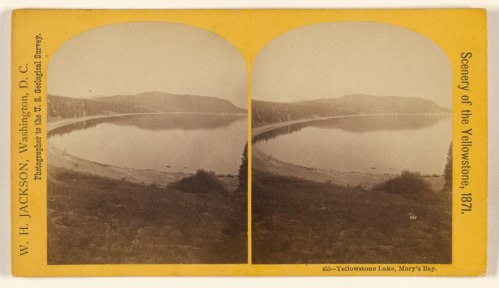 Yellowstone Lake, Mary's Bay. by William Henry Jackson