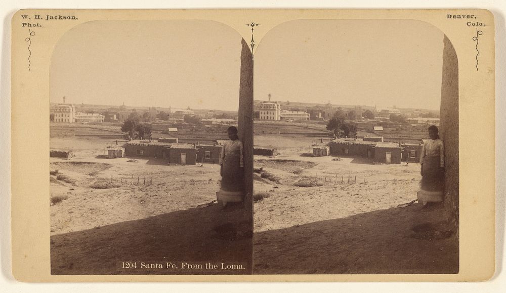 Sante Fe, From the Loma. by William Henry Jackson