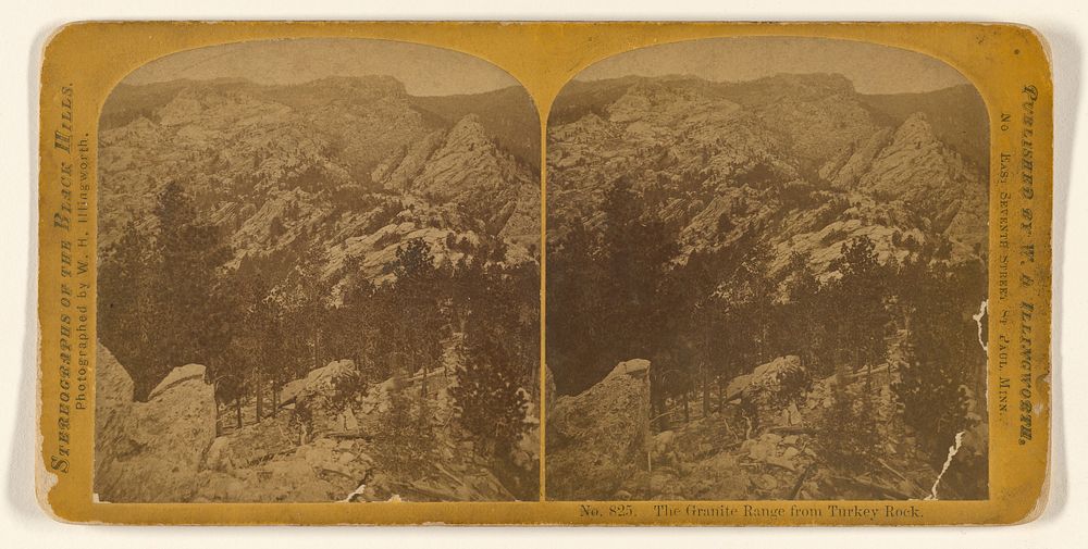The Granite Range from Turkey Rock. by William H Illingworth