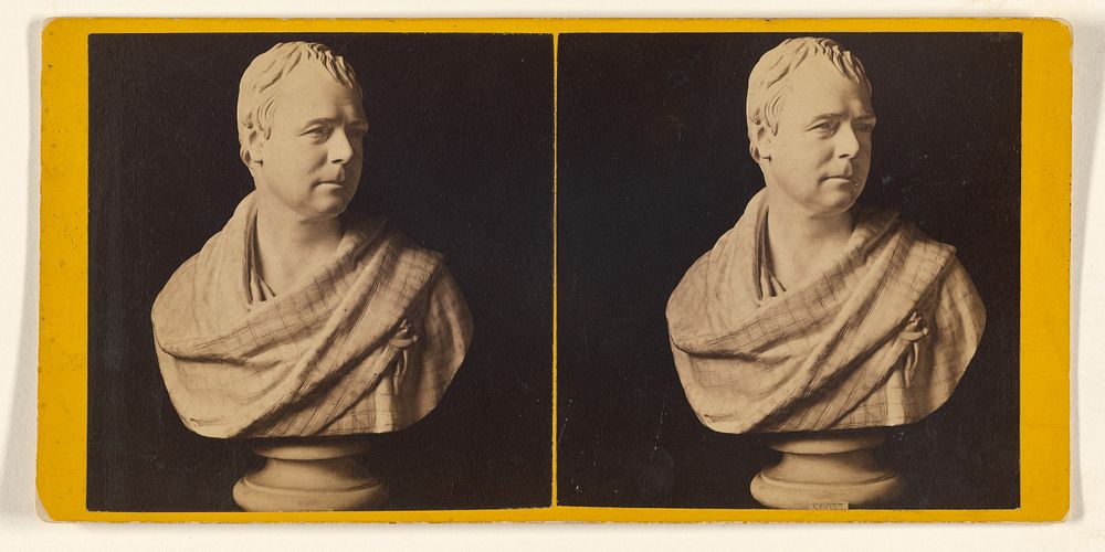 Bust of Sir Walter Scott by Alexander A Inglis