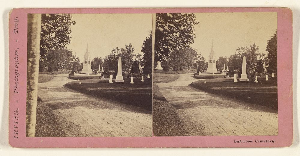 Oakwood Cemetery. [Troy, N.Y.] by James E Irving