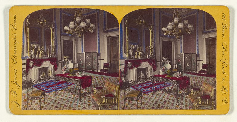 Red Room, White House, Washington, D.C. by John F Jarvis