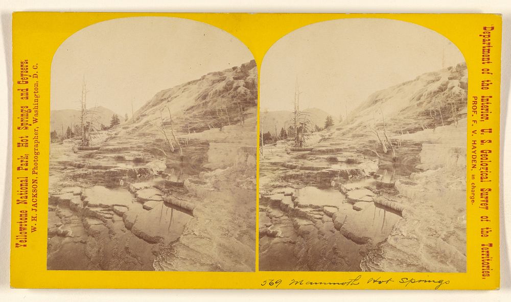 Mammoth Hot Springs by William Henry Jackson