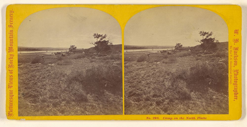 Camp on the North Platte by William Henry Jackson