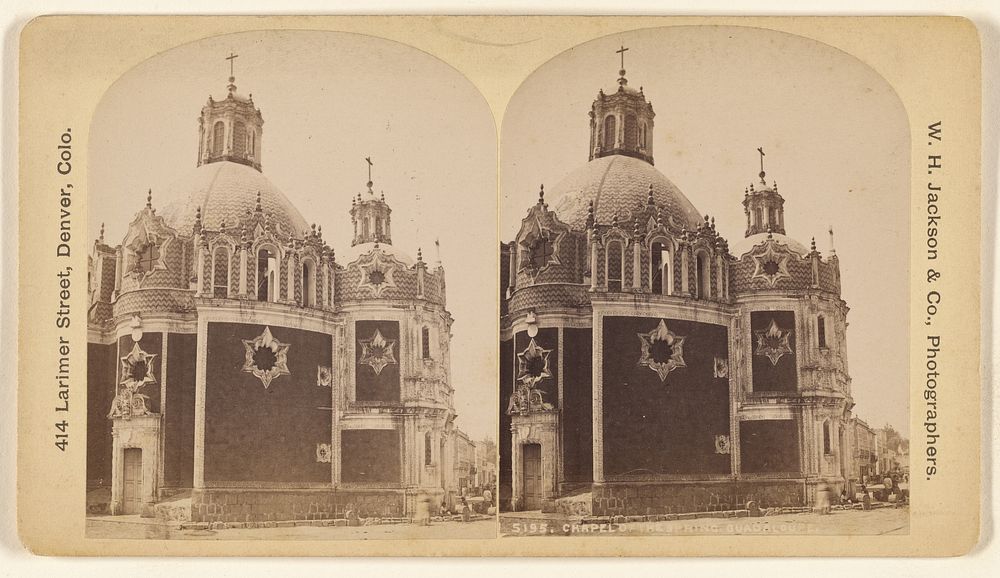 Chapel of the Spring. Guadaloupe. by William Henry Jackson and Co