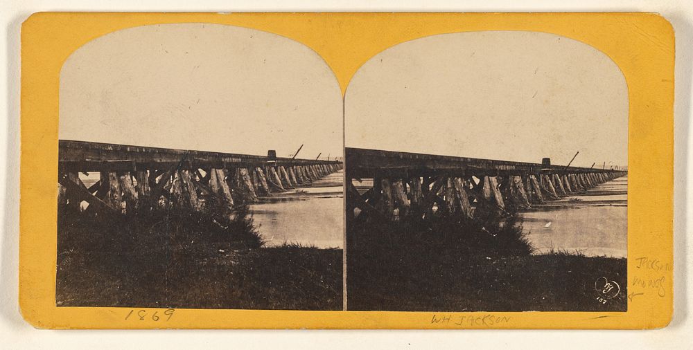 North Rare Bridge, 1st Crossing by William Henry Jackson